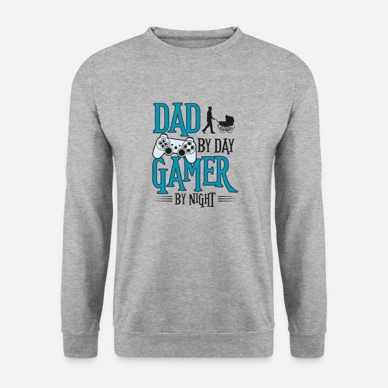 Video spielen - Unisex Pullover - Weißgrau meliert