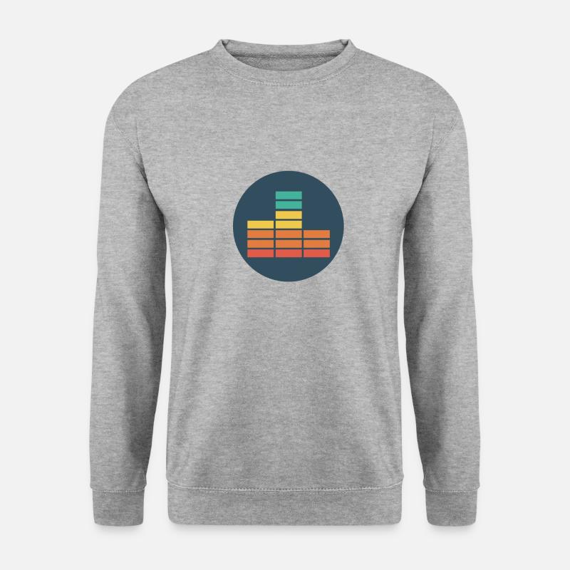 (Equalizer) - Unisex Pullover - Weißgrau meliert