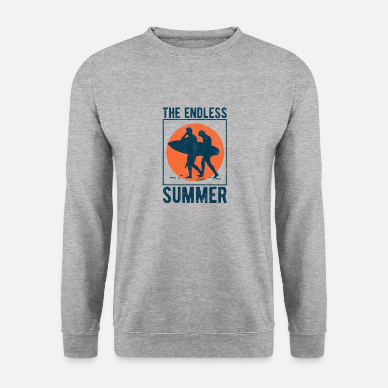 Endless Summer - Unisex Pullover - Weißgrau meliert