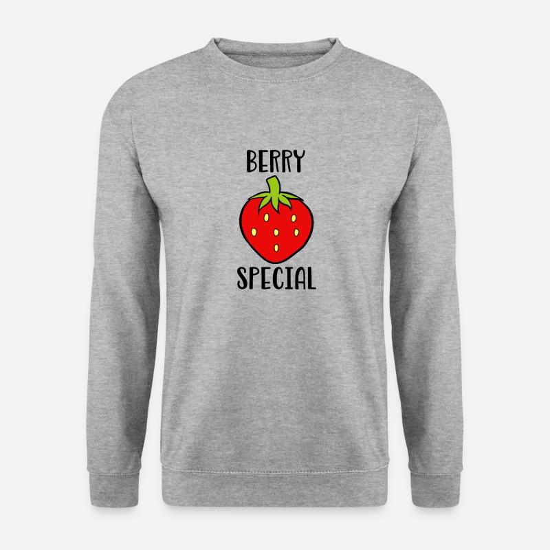 Berry Spezial - Unisex Pullover - Weißgrau meliert