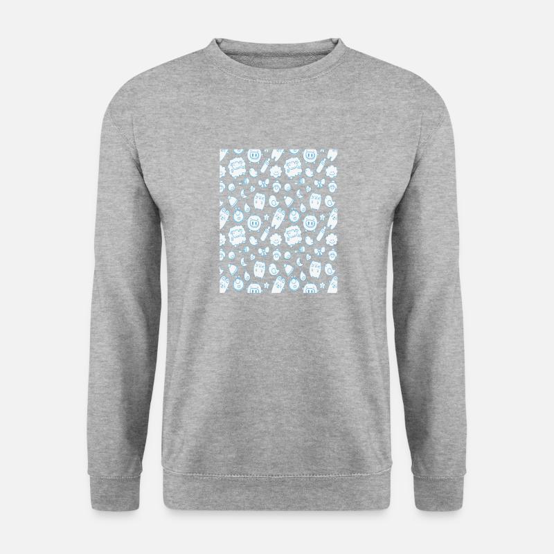 Lustiges Freches Geburtstags Geschenk Mann & Frau - Unisex Pullover - Weißgrau meliert