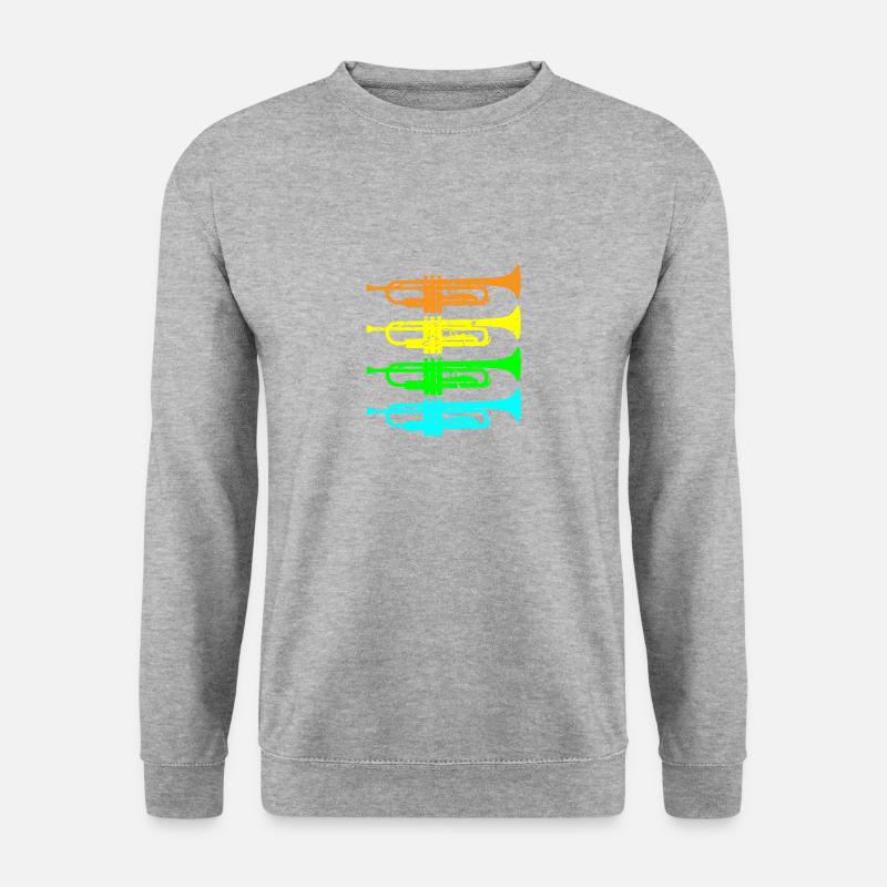 Trumpet - Unisex Sweatshirt - salt & pepper