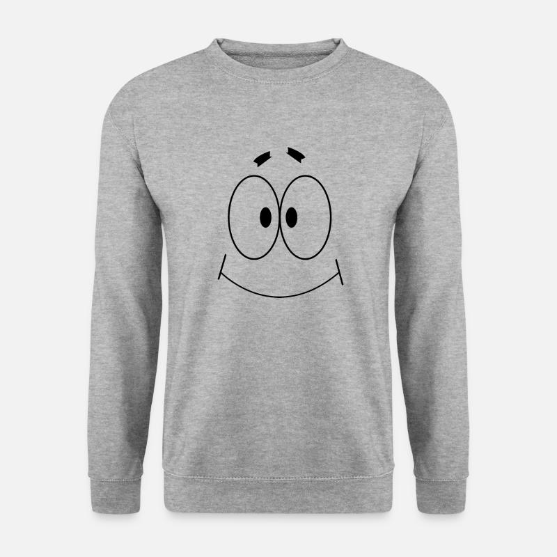 Funny emoji - Unisex Sweatshirt - salt & pepper