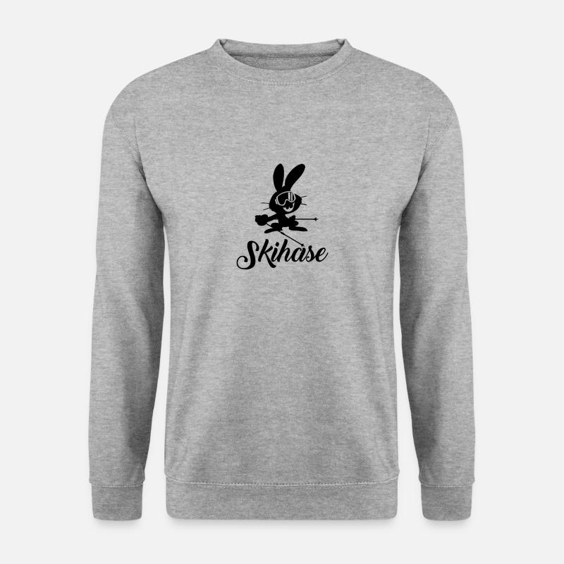 Skiing bunny - Unisex Sweatshirt - salt & pepper