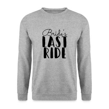 bachelor jga mariée mariage - Sweat-shirt Unisexe - gris chiné - Devant - Alina (178cm) & Michal (187cm)