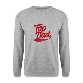 Fête des pères Fête des pères Fête des pères Fête des pères - Sweat-shirt Unisexe - gris chiné - Devant - Alina (178cm) & Michal (187cm)
