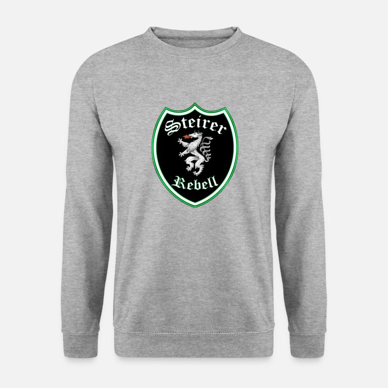 Steiermark - Unisex Pullover - Weißgrau meliert