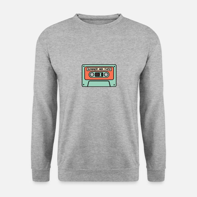 Summer Tape - Unisex Pullover - Weißgrau meliert