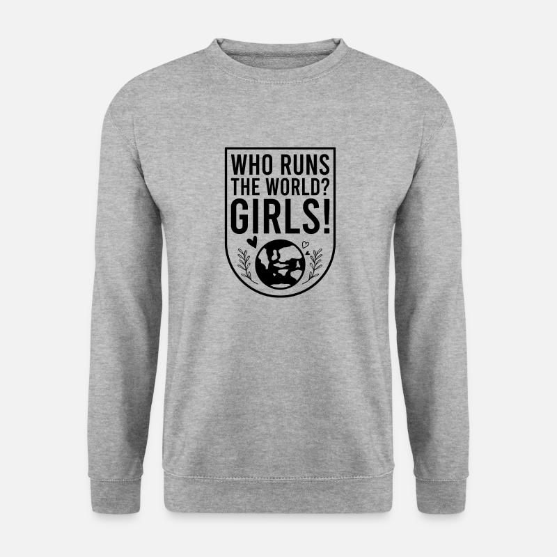Feminismus - Unisex Pullover - Weißgrau meliert