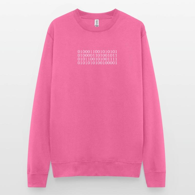 Binary code (FUCK YOU!) Unisex Sweatshirt