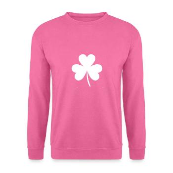 cloverleaf - Sweat-shirt Unisexe - rose - Devant