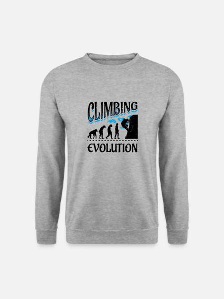 Evolution Climbing Climbing Mountaineering Mountaineering - Unisex Sweatshirt - salt & pepper