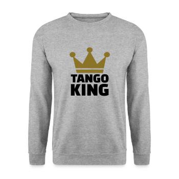 Tango - Unisex Sweatshirt - salt & pepper - Front - Alina (178cm) & Michal (187cm)