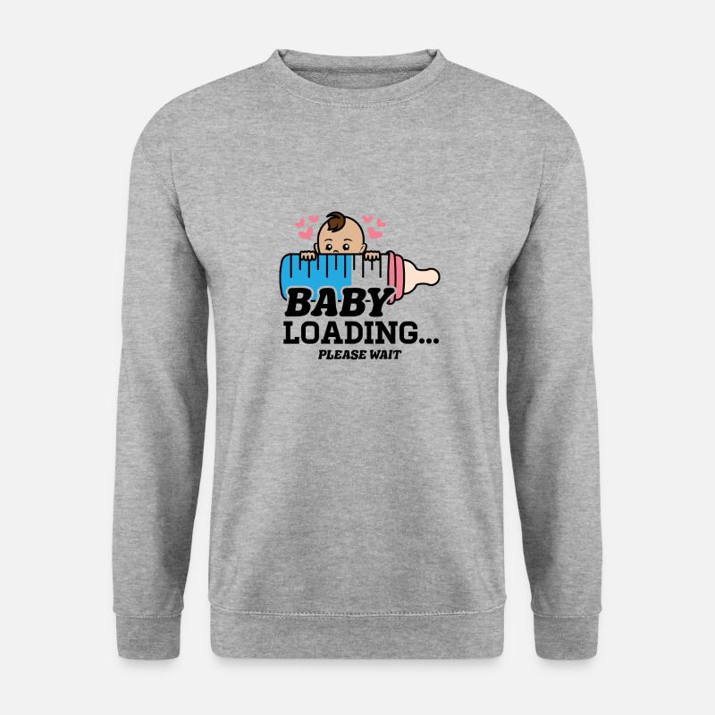 Baby Loading - Unisex Sweatshirt - salt & pepper