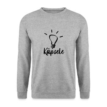 Bobbin | Swabian, Swabian, Schwoba, Schwabe - Unisex Sweatshirt - salt & pepper - Front - Alina (178cm) & Michal (187cm)