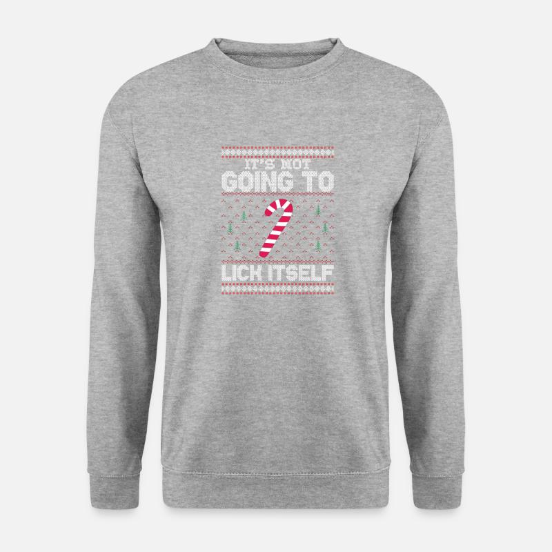 C’est pas une blague. Noël - Sweat-shirt Unisexe - gris chiné
