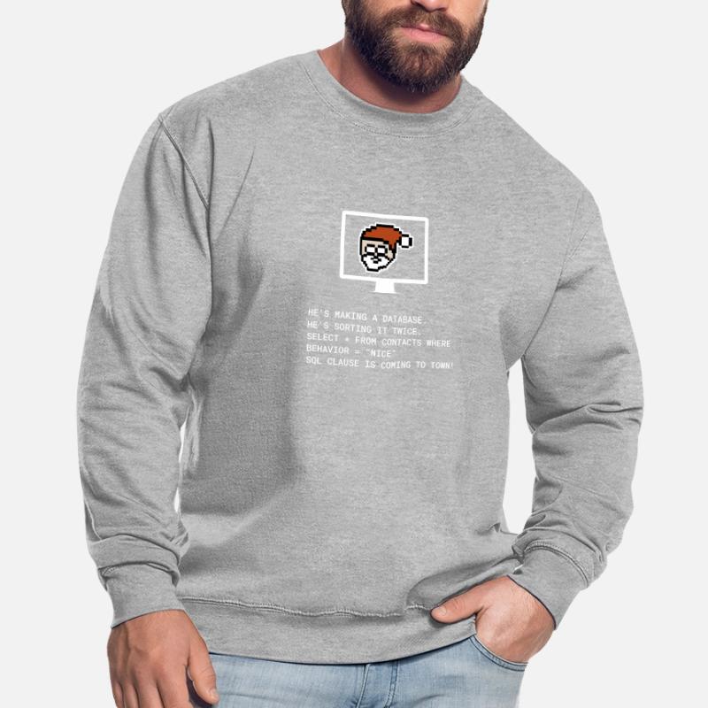 Weihnachten SQL Clause Programmierer IT Geschenk Unisex Pullover