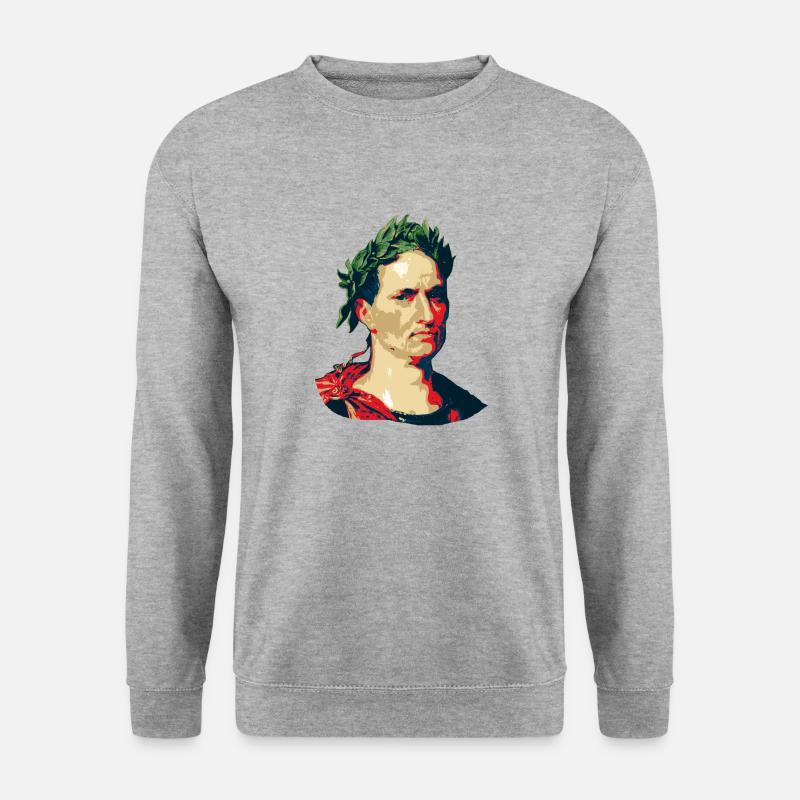 Julius Caesar - Unisex Pullover - Weißgrau meliert