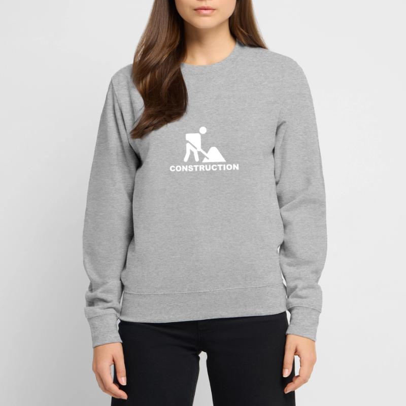 Construction /Construction /Construction /Reconstruction /Aide Sweat-shirt Unisexe