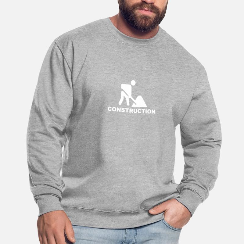 Construction /Construction /Construction /Reconstruction /Aide Sweat-shirt Unisexe