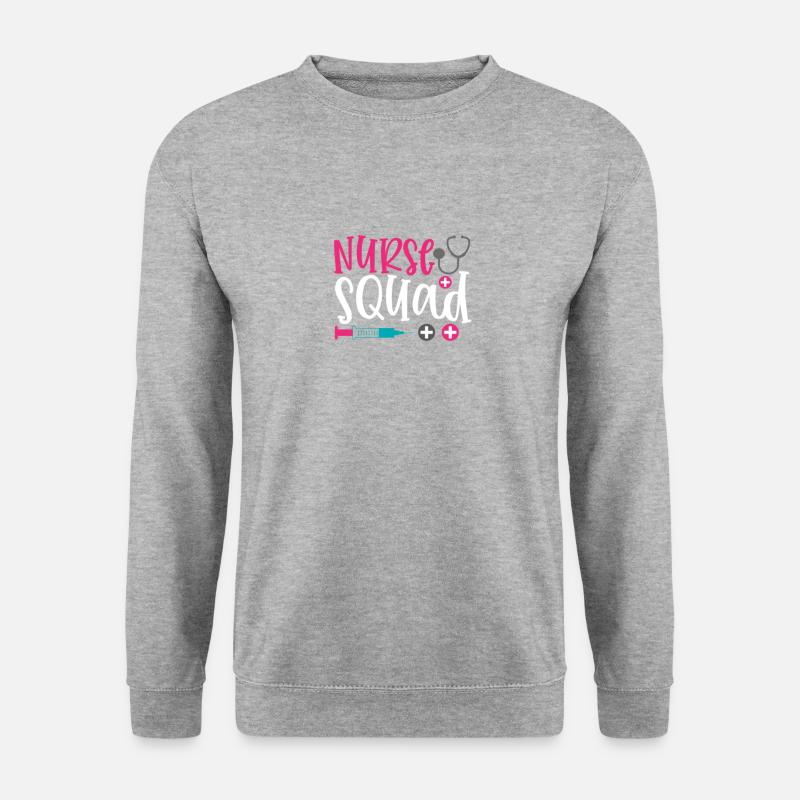 Krankenschwester - Unisex Pullover - Weißgrau meliert