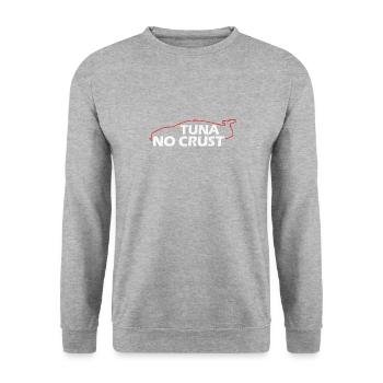 Thon sans croûte - Sweat-shirt Unisexe - gris chiné - Devant - Alina (178cm) & Michal (187cm)