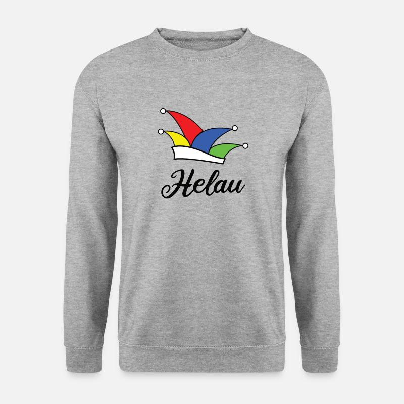 Karneval - Unisex Pullover - Weißgrau meliert