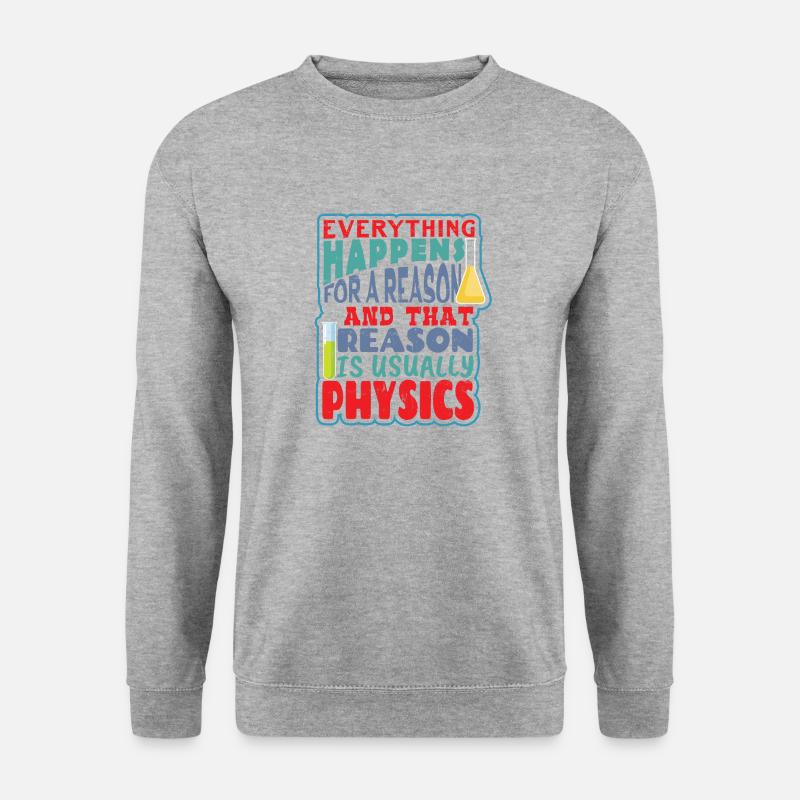 physics teacher - Unisex Sweatshirt - salt & pepper