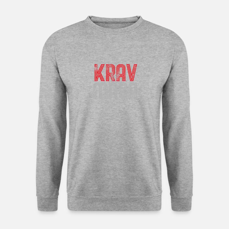 Krav Maga - Unisex Pullover - Weißgrau meliert