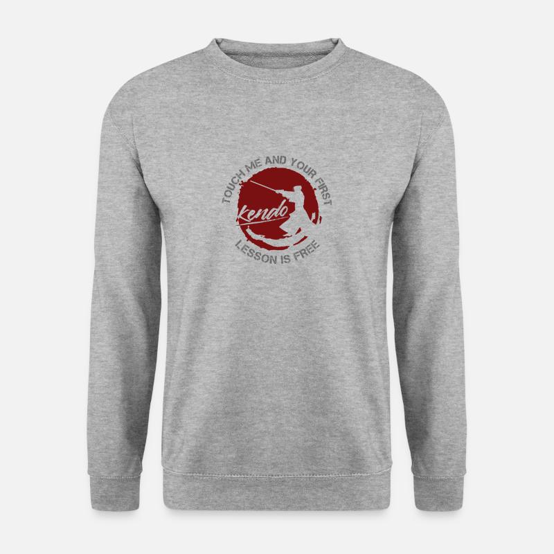 You Kendo It - Unisex Pullover - Weißgrau meliert