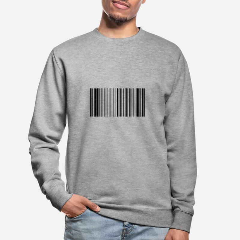 Barcode Scanncode Scanner Scannen Striche Geschenk Unisex Pullover