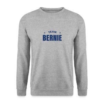 Bernie For President, Bernie Sanders 2020 - Unisex Sweatshirt - salt & pepper - Front - Alina (178cm) & Michal (187cm)