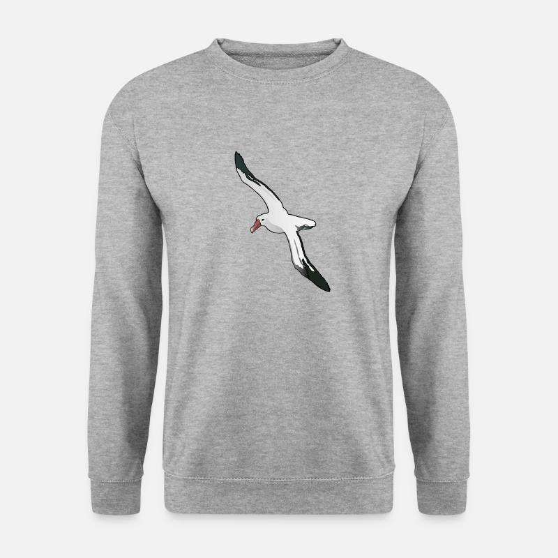 Albatros - Unisex Pullover - Weißgrau meliert