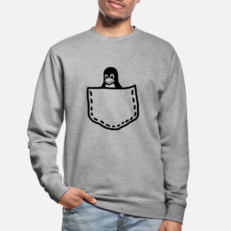 LINUX TUX PINGUIN MASKOTTCHEN Unisex Pullover