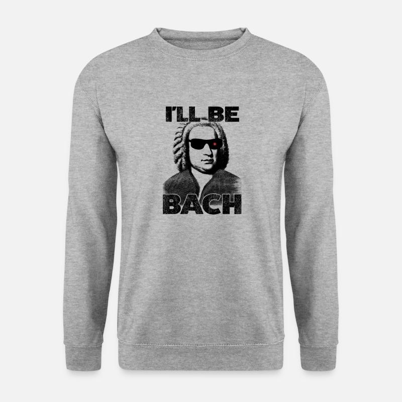 I’ll Be Bach – Klassik trifft auf Kult - Unisex Pullover - Weißgrau meliert