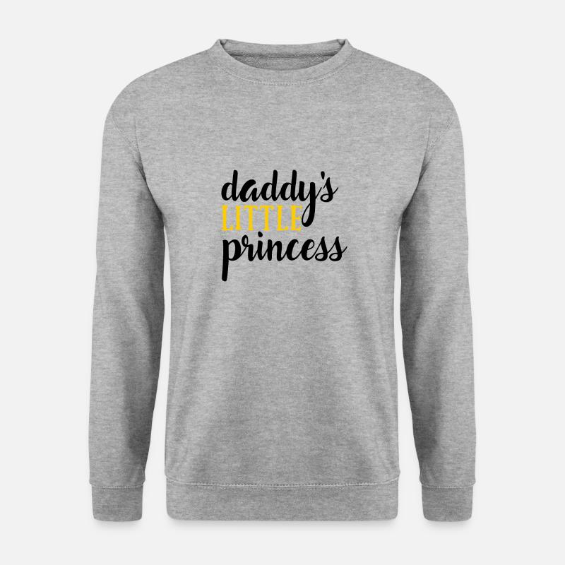 daddy s little princess - Unisex Sweatshirt - salt & pepper