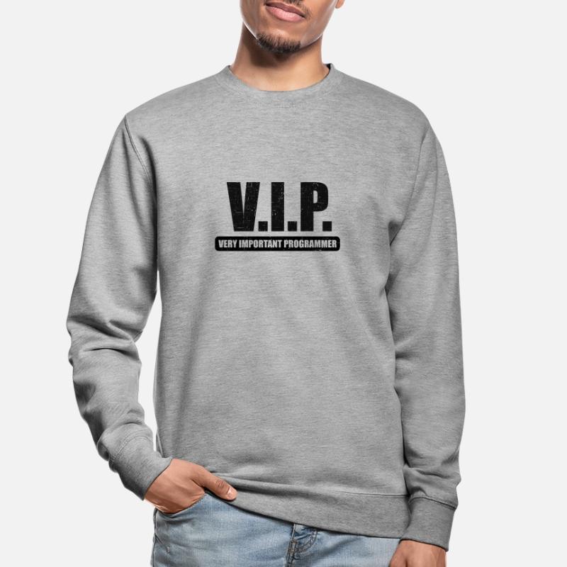 VIP VIP very important programmer Linux IT Unisex Sweatshirt