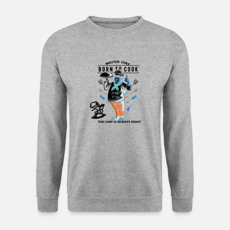T-SHIRT UND ACCESSOIR - Unisex Pullover - Weißgrau meliert