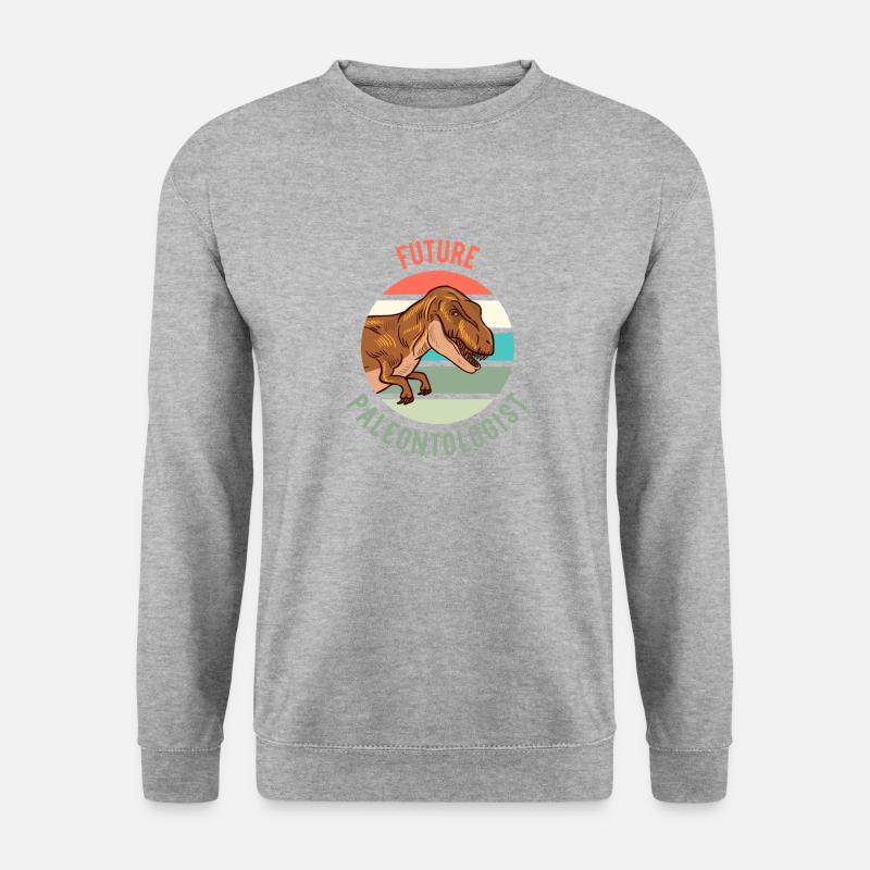 Futur paléontologue - Sweat-shirt Unisexe - gris chiné