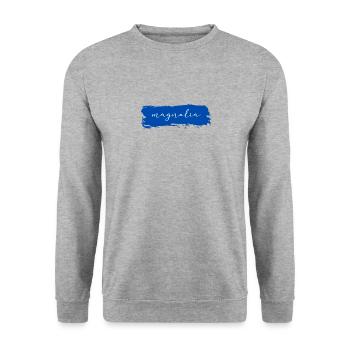Magnolia Farms Texas Waco gift idea - Unisex Sweatshirt - salt & pepper - Front - Alina (178cm) & Michal (187cm)