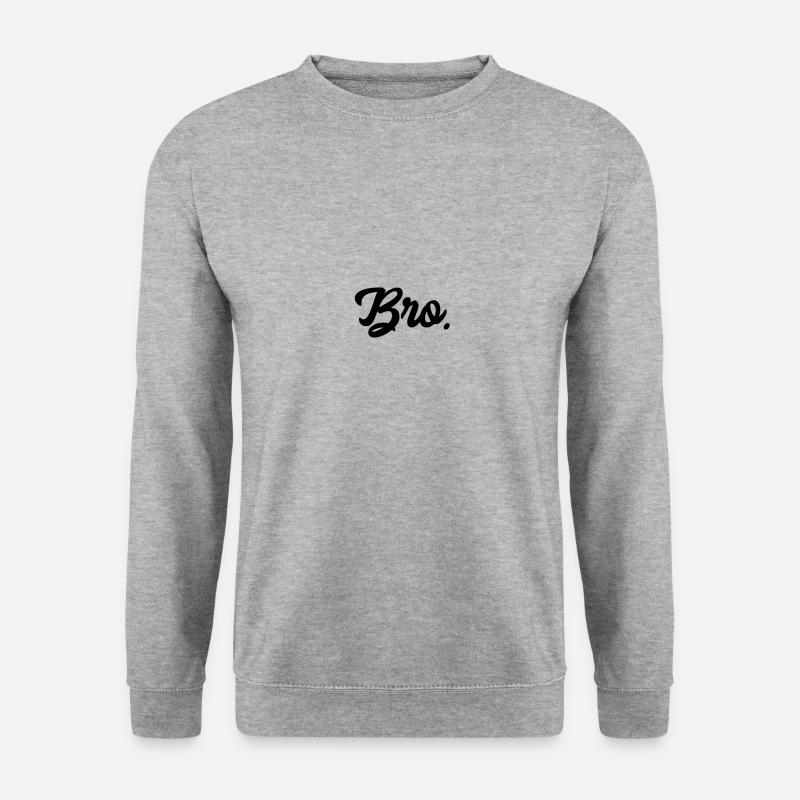 Bruder - Unisex Pullover - Weißgrau meliert