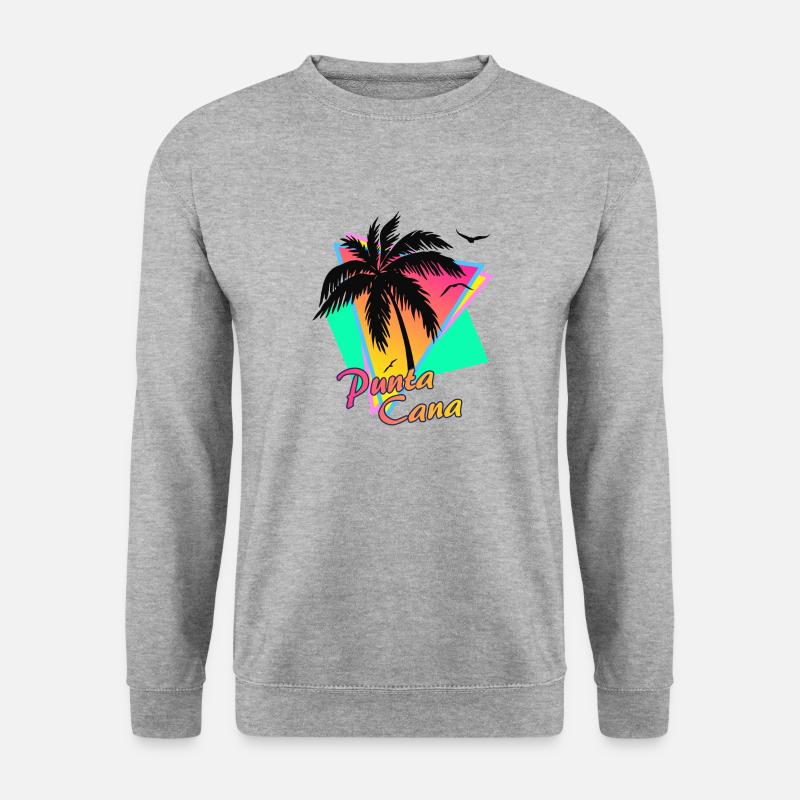 Punta Cana - Unisex Pullover - Weißgrau meliert