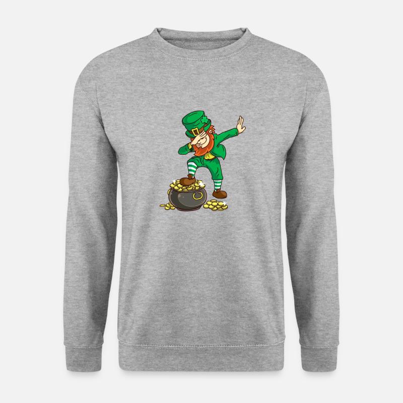 St Patricks Day Dabbing Leprechaun - Unisex Sweatshirt - salt & pepper