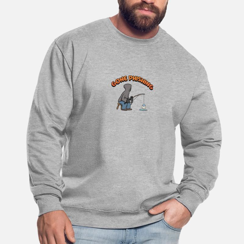 Gone Phishing Hacking Computer Hacker Gift Unisex Pullover