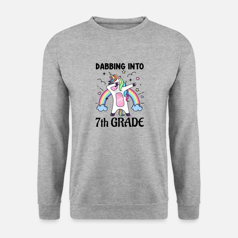 Schooling 7th class - Unisex Sweatshirt - salt & pepper