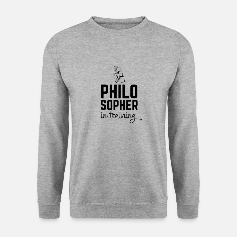 Philosopher in Training - Unisex Sweatshirt - salt & pepper
