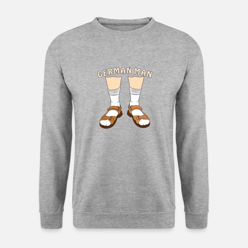 TYSK MAND - Unisex sweater - hvidgrå meleret