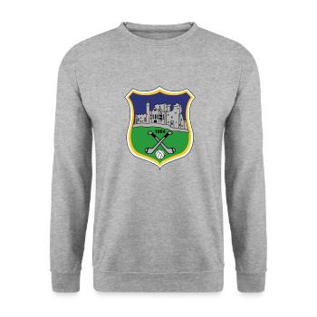 Tipperary GAA - Unisex Sweatshirt - salt & pepper - Front - Alina (178cm) & Michal (187cm)