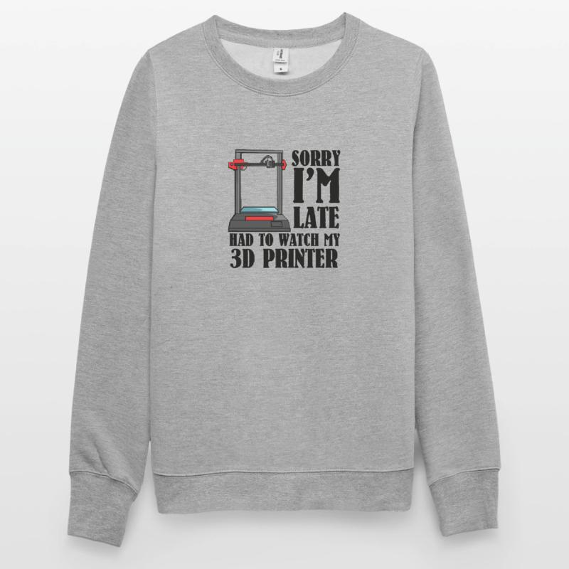 Imprimante 3D 3Dler Programmeur de programme 3D Sweat-shirt Unisexe