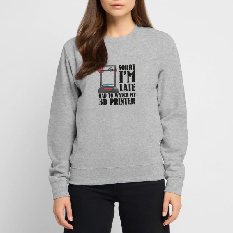3D Printer 3d Print Nerd 3d Tool Software Unisex Sweatshirt